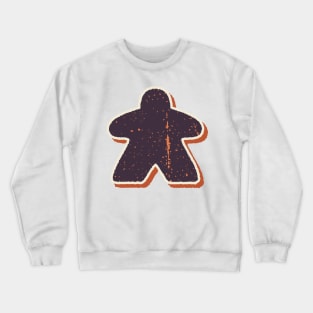 Retro Board Game Meeple Crewneck Sweatshirt